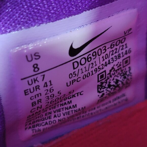 Nike‎ KD 14 Ron English 3 Shoes Mens 8 Red Pink Basketball Athletic DO6903-600 - Picture 13 of 13